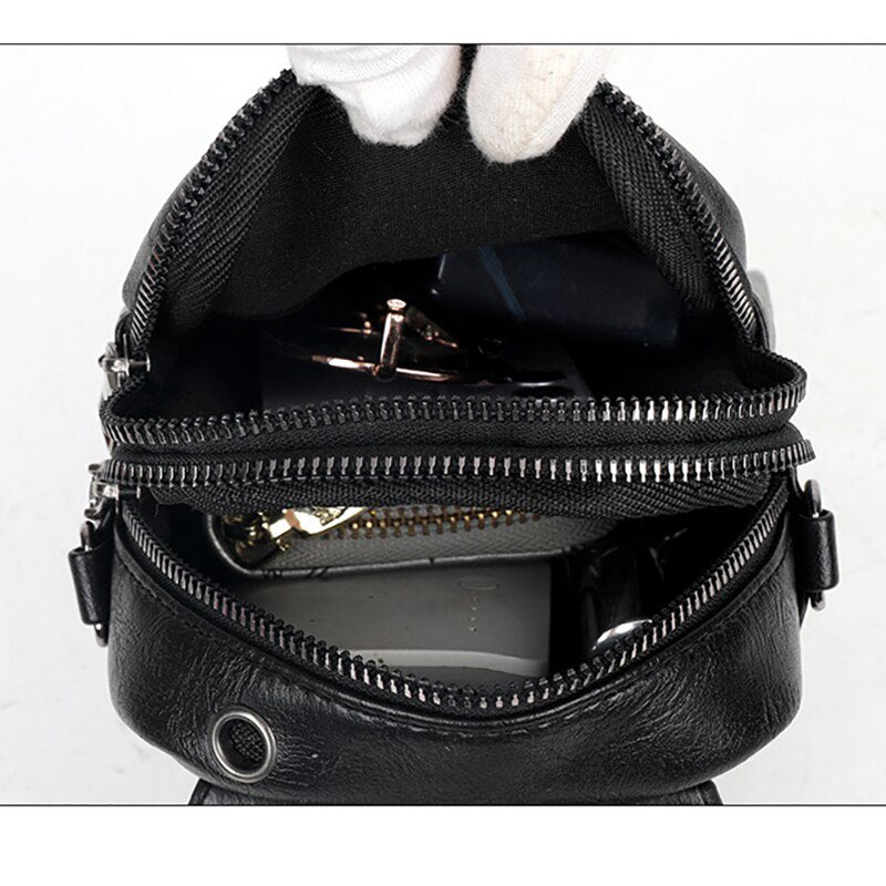 Ladies Soft Leather Small Messenger Bags