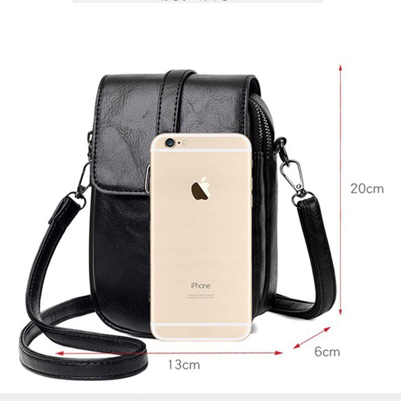 Ladies Soft Leather Small Messenger Bags